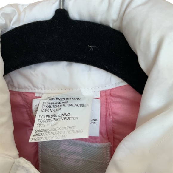 JSX SKI WEAR OUTFIT SZ 6 WHITE AND PINK WITH STARS - Picture 6 of 9
